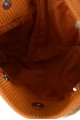 Модна оранжева дамска чанта от естествен косъм 112.00 лв.
