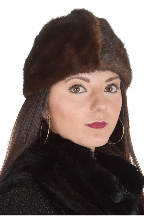 Модерна дамска шапка от естествен косъм 33.00 лв.