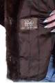 Кокетно дамско палто от естествен косъм 496.00 лв.