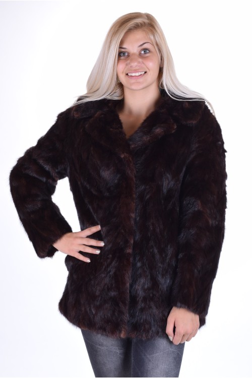 Отлично дамско палто от естествен косъм 270.00 лв.