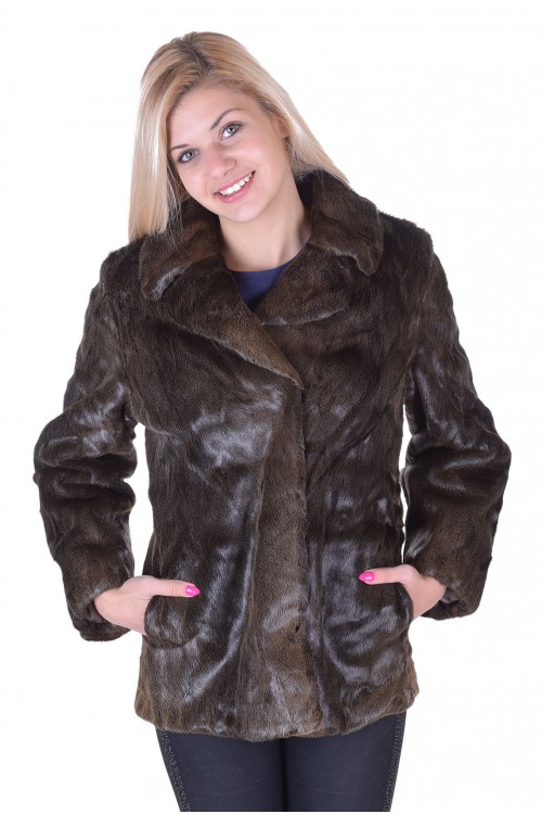 Палто от естествен косъм 360.00 лв.