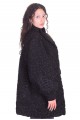 Черно палто от естествен косъм 157.00 лв.