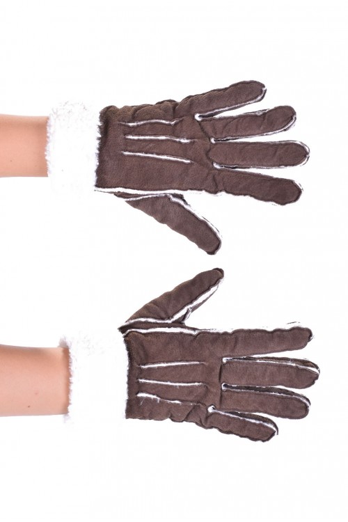 Дамски ръкавици от велурена кожа 15.00 лв.