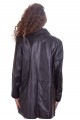 Черен къс шлифер от естествена кожа 44.00 лв.