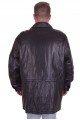 Черно дълго яке от естествена кожа 44.00 лв.