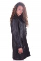 Черно кожено палто от естествена кожа 55.00 лв.