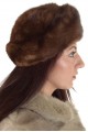 Светло кафява дамска шапка от естествен косъм 33.00 лв.
