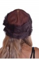 Тъмно кафява шапка от естествен косъм 17.00 лв.