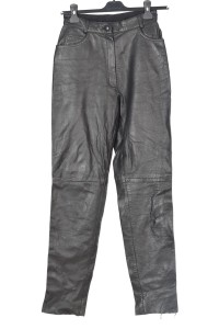 Представителен дамски панталон от естествена кожа