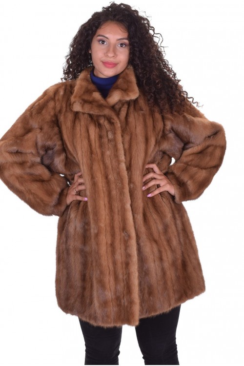 Дамско палто от естествен косъм 281.00 лв.