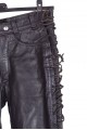 Черен дамски панталон от естествена кожа 52.00 лв.