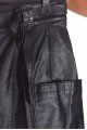 Черен дамски панталон от естествена кожа 35.00 лв.