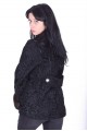 Черно палто от естествен косъм 168.00 лв.