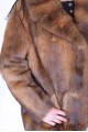 Красиво дамско палто от естествен косъм 101.00 лв.