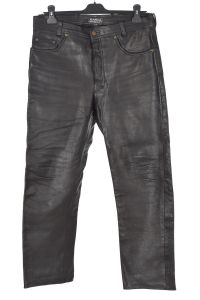 Класически мъжки панталон от естествена кожа