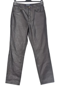 Актуален мъжки панталон от естествена кожа