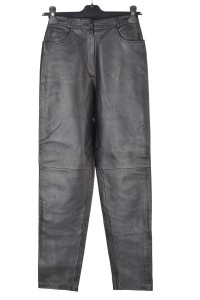 Изискан дамски панталон от естествена кожа