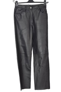 Изискан дамски панталон от естествена кожа