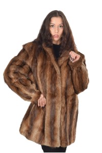 Великолепно палто от ондатра
