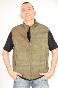 Марков мъжки елек от естествена кожа