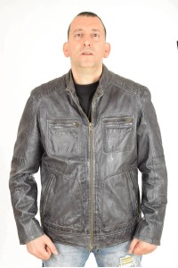 Брандово мъжко яке от естествена кожа