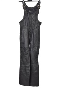 Дамски моторджийски гащеризон от естествена кожа